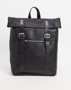 Кожаная сумка с пряжками Silver Street-Черный цвет