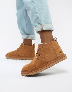 Ботинки каштанового цвета на шнуровке UGG Neumel-Светло-коричневый