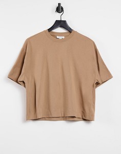 Футболка цвета мокко Topshop-Коричневый цвет
