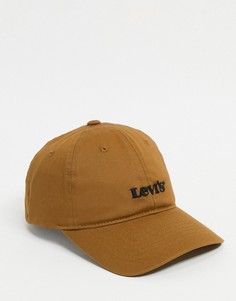 Светло-коричневая кепка с логотипом Levis-Светло-коричневый