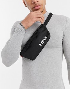 Черная сумка-кошелек на пояс с логотипом Levis-Черный цвет
