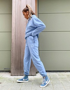 Выбеленные синие джоггеры в стиле oversized от комплекта с логотипом ASOS Weekend Collective-Голубой