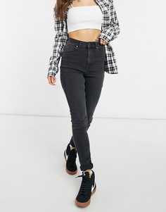 Черные зауженные джинсы Object Harper-Черный цвет