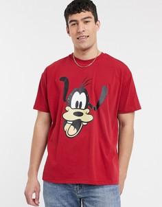 Красная футболка с большим рисунком Гуфи Levis x Disney-Красный