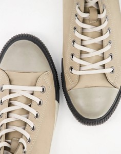 Высокие кроссовки цвета мела со шнуровкой AllSaints Wilton-Белый