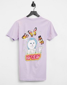 Фиолетовая футболка RIPNDIP Rainbow-Фиолетовый цвет