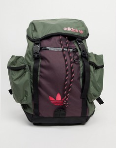 Зеленый рюкзак adidas Originals-Бежевый
