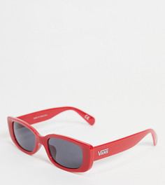 Солнцезащитные очки с красной оправой Vans-Красный