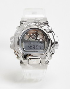 Цифровые часы в стиле унисекс с прозрачным ремешком Casio G-Shock GM-6900SCM-1ER-Прозрачный