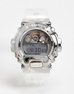 Цифровые часы в стиле унисекс с прозрачным ремешком Casio G-Shock GM-6900SCM-1ER-Прозрачный