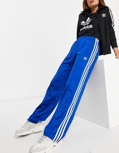 Темно-синие брюки adidas Originals Firebird-Голубой