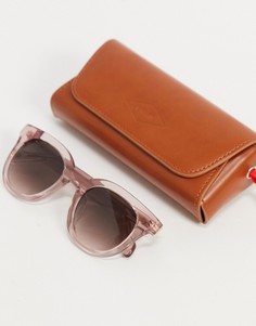 Солнцезащитные очки с квадратными стеклами Fossil 2097/S-Розовый цвет