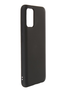 Чехол DF для Samsung Galaxy A02s Silicone Black sOriginal-21