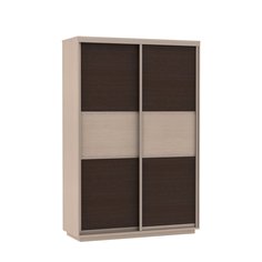 Шкаф-купе 2-х дверный Экспресс мини Дуб молочный двери Венге 900 Bravo