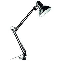 Настольная лампа для рабочего стола Arte lamp Senior A6068LT-1BK на струбцине