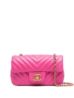 Chanel Pre-Owned стеганая сумка на плечо 2016-2017 годов с узором шеврон