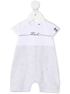 Karl Lagerfeld Kids ромпер с логотипом