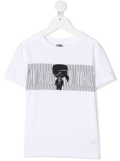 Karl Lagerfeld Kids футболка с логотипом