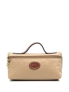 Longchamp косметичка с нашивкой-логотипом