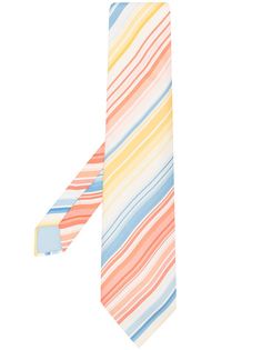 Hermès галстук pre-owned в полоску Hermes