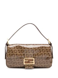 Fendi Pre-Owned сумка на плечо Mamma Baguette с узором Zucchino