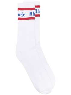 Rhude носки с архивным логотипом