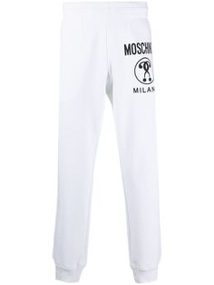 Moschino спортивные брюки Double Question Mark