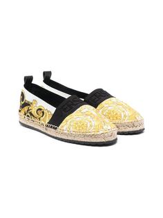 Young Versace эспадрильи с принтом Baroque