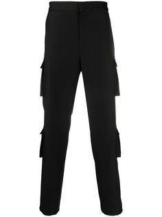Givenchy брюки карго с нашивкой-логотипом