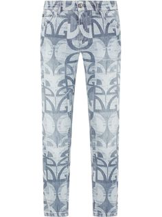 Dolce & Gabbana прямые джинсы с принтом