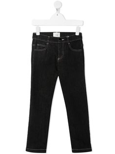 Fendi Kids джинсы с логотипом на кармане