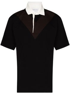 Bottega Veneta рубашка поло в стиле колор-блок