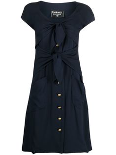 Chanel Pre-Owned декорированное платье 1990-х годов