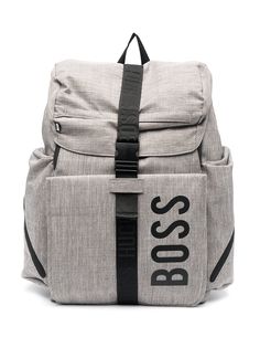 BOSS Kidswear рюкзак с логотипом и пряжкой