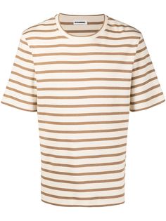 Jil Sander футболка в горизонтальную полоску