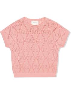 Gucci Kids джемпер с логотипом GG