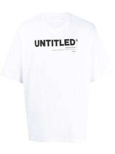 Neil Barrett футболка с принтом Untitled