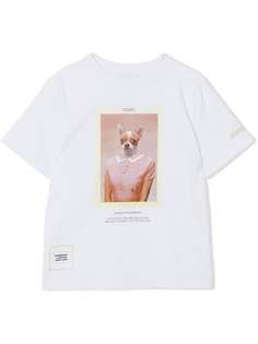 Burberry Kids футболка с принтом