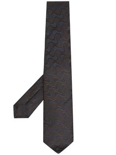 Kiton галстук с принтом