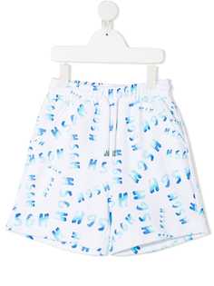 MSGM Kids шорты с логотипом