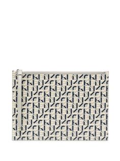 Kenzo клатч с тисненым логотипом