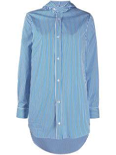 Plan C полосатая рубашка с капюшоном