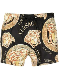 Versace плавки-шорты с логотипом