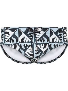 Dolce & Gabbana плавки с геометричным принтом