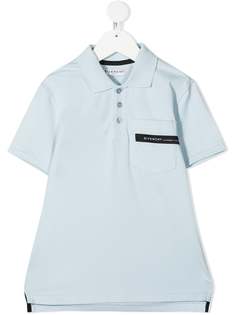 Givenchy Kids рубашка поло с короткими рукавами и логотипом
