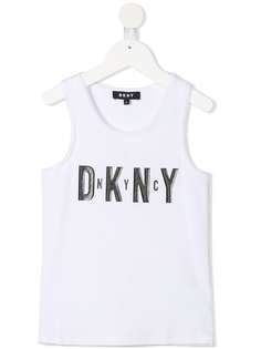 Dkny Kids топ без рукавов с логотипом