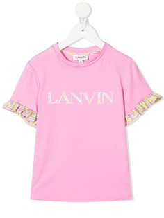 LANVIN Enfant футболка с логотипом