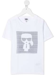 Karl Lagerfeld Kids футболка с принтом K/Ikonik