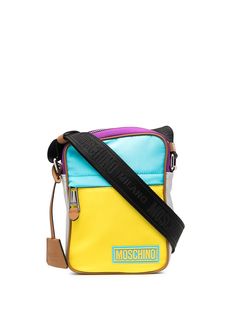 Moschino сумка-мессенджер с нашивкой-логотипом