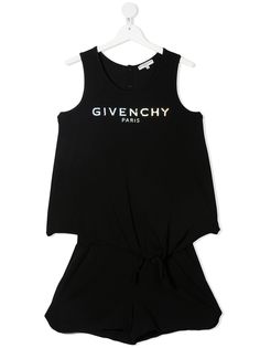 Givenchy Kids комбинезон без рукавов с логотипом